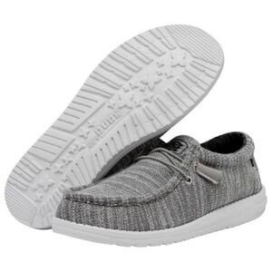 Wally Stretch Mix Hey Dudes - Men Size 9 Granite